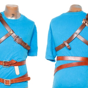 Legend of Zelda Tears of the Kingdom  Breath of the Wild Leather Belts & Baldric Link