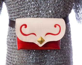 Leather Delivery Bag - The Legend of Zelda: The Wind Waker Cosplay Belt Pouch LARP