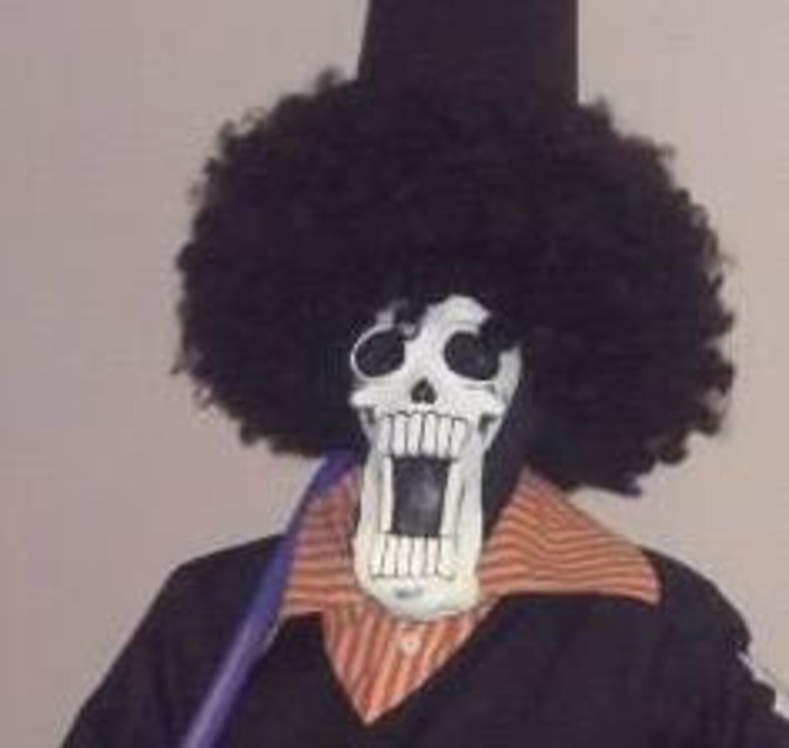 Skeleton Skull One Piece Cosplay Latex Brook MASK ONLY with Etsy