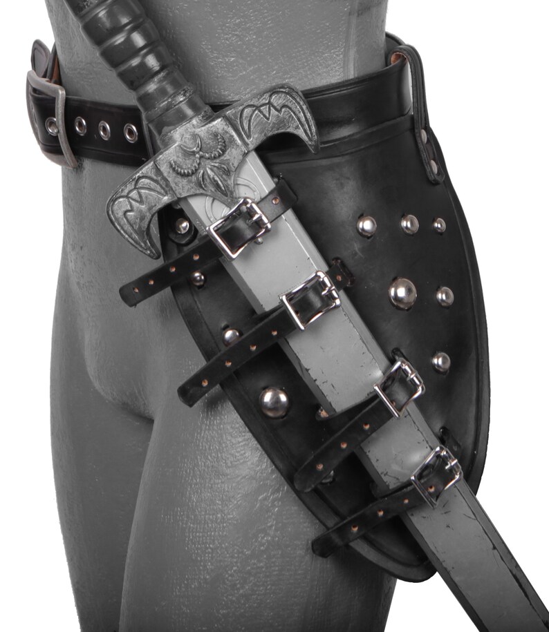 Leather Pirate Medieval Belt and Baldric with Shoulder Etsy