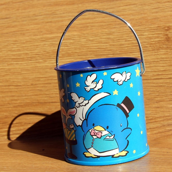 Cute Little Tin 1988 Sanrio ~ Tuxedo Sam Bank