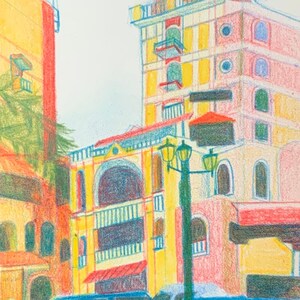 TRAVEL SERIES Colorful Art Prints | Japan USA | Nature Plant Building Architecture