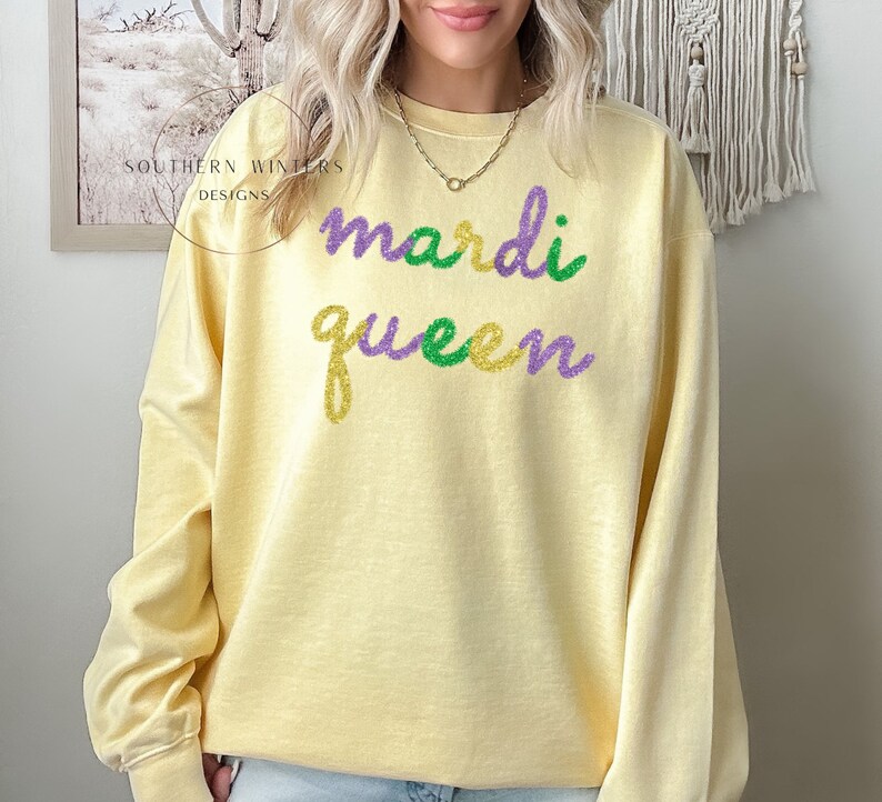 comfort colors mardi gras shirt