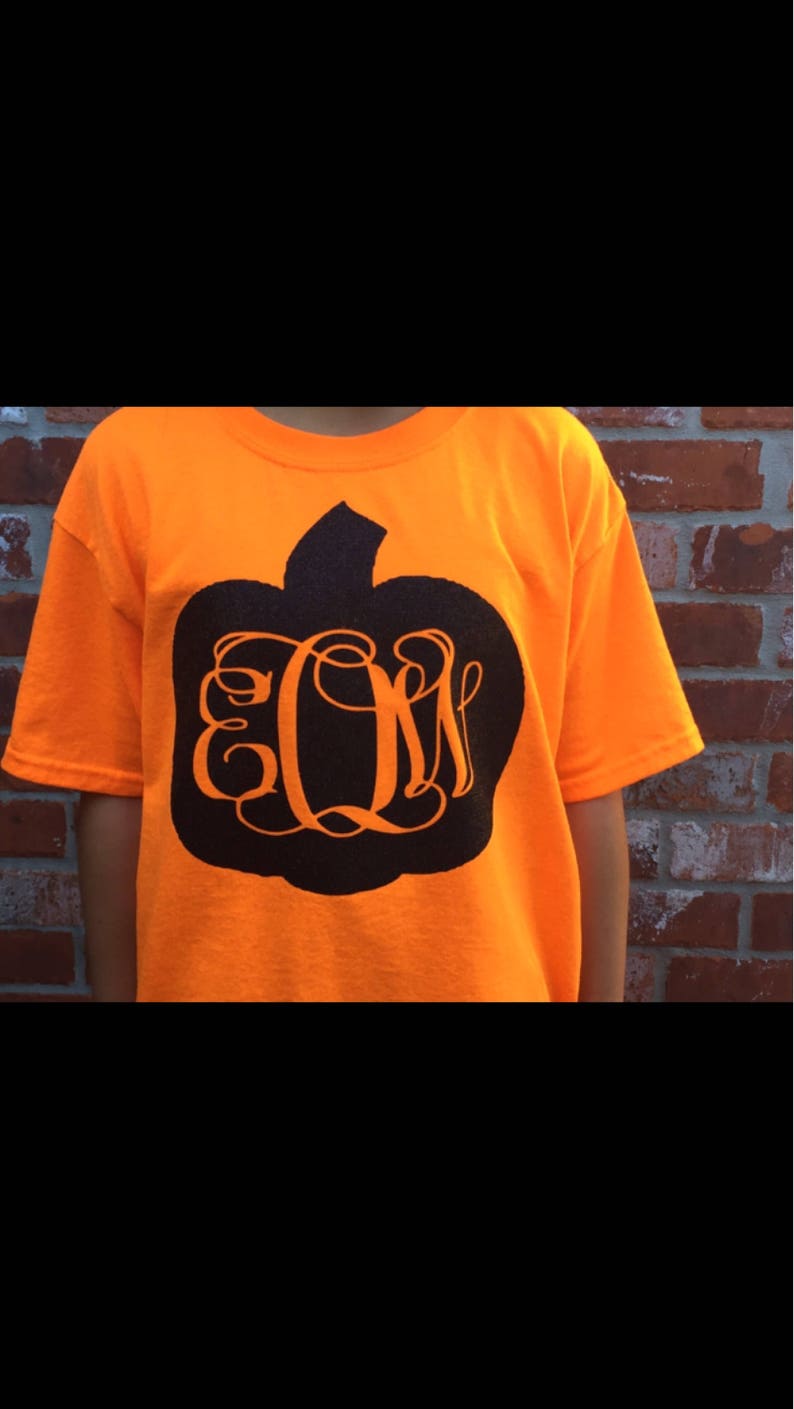 monogram pumpkin sweatshirt