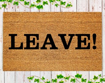 Leave Doormat Etsy
