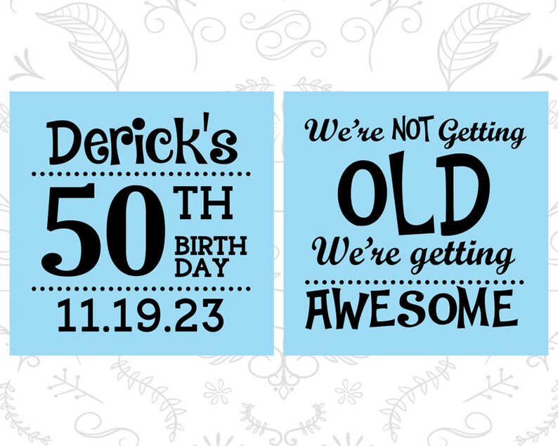 50th Birthday Favors 20052 We are not getting old 50th Birthday we are getting awesome Cheap Birthday Party Gifts