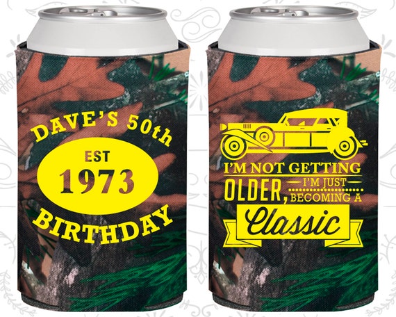 50th Birthday Favors, Personalized Birthday Party Gifts, I'm not getting older, I'm just becoming a classic, classic car (20156) Il_570xn