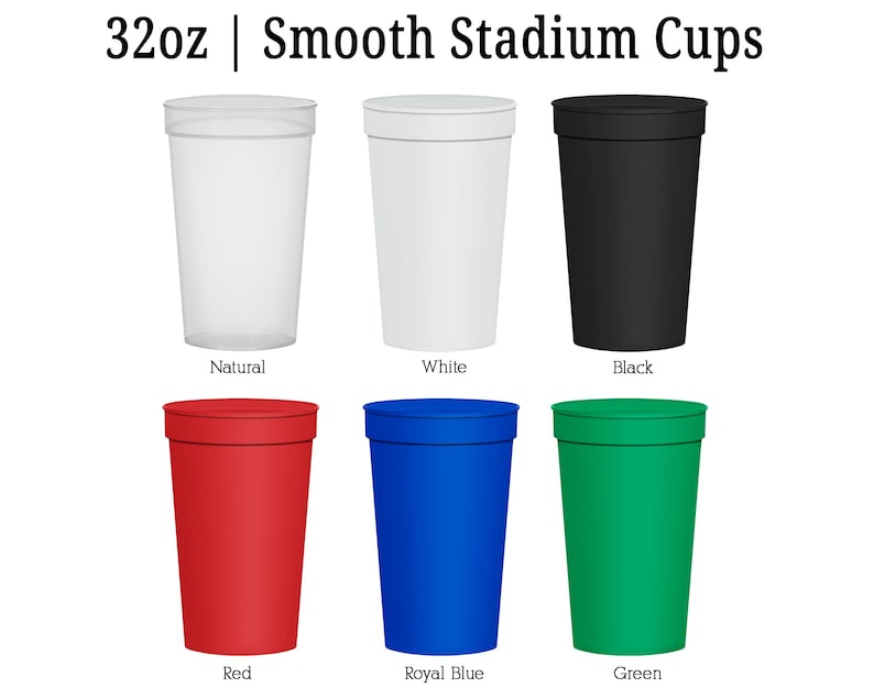a group of four cups with different colors