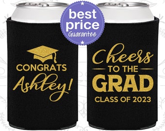 Graduation Party Favors, Graduation Can Cooler, Grad Gifts, College Graduation Favors, Class of 2024 Gift, Cheers to the Graduate (130020)