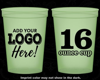 Glow in the Dark Cups, Nite Glow Cups, Glow Cups, Glow Party Cups, Plastic Cups, Personalized Plastic Cups, Custom Plastic Cups, 16 oz Cups