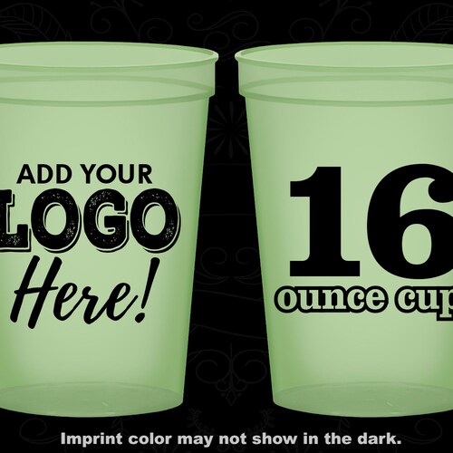 Glow in the Dark Cups Nite Glow Cups Glow Cups Glow Party Etsy