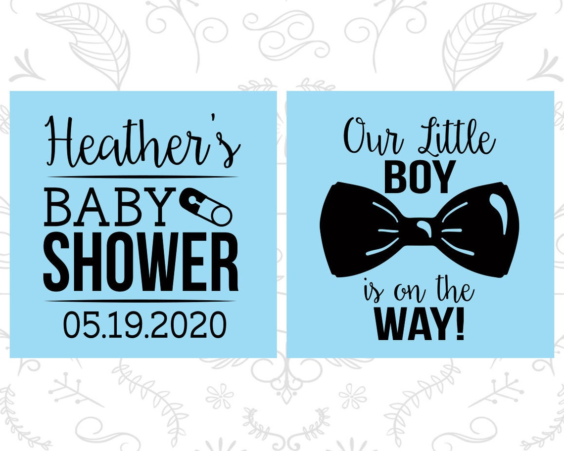 Our Little Boy is on the Way Custom Baby Shower Cups Baby Etsy