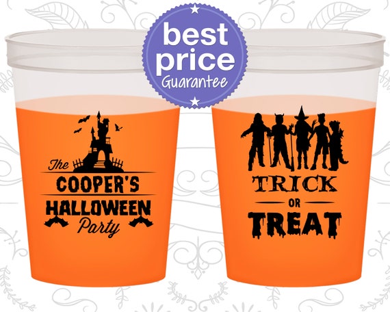 Halloween Mood Cups, Halloween Party Favors, Custom Halloween, Halloween Supplies, Trick or Treat (250019) Il_570xn