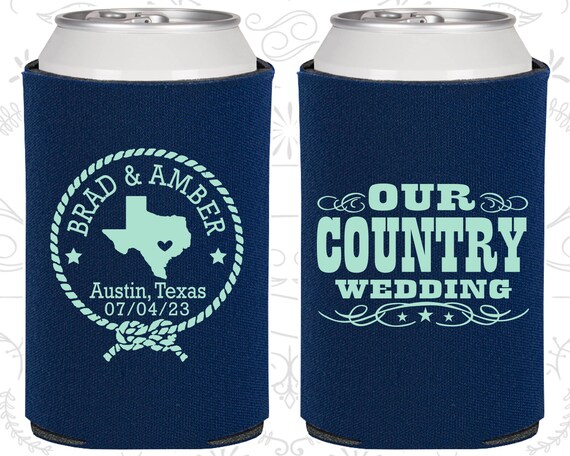 Our Country Wedding Favors Personalized Wedding Texas Wedding