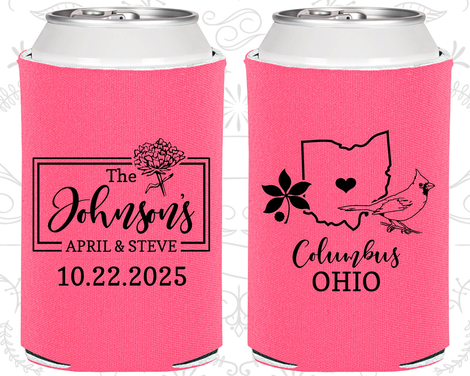 Ohio Wedding Favors Coolies Destination Wedding Gift State Etsy