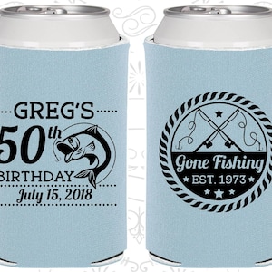 50th Birthday, 50th Birthday Favors, Unique Party Favors, Fisherman Birthday, Fishing Birthday Favors, Birthday Party Favors | 20279