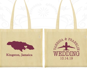 Jamaica Tote Bags, Jamaica Wedding, Custom Cotton Tote Bags, Destination Wedding Bags, Tote Bag Personalized, Kingston Tote Bags (182)