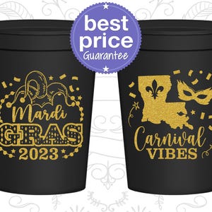 Mardi Gras Stadium Cups, Mardi Gras Party Favors, Mardi Gras Ideas, Mardi Gras Parade, Carinval Vibes | 190012