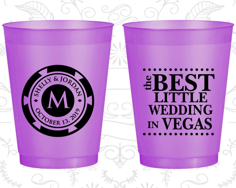 Las Vegas Promotional Frosted Plastic Cups The Best Little Etsy