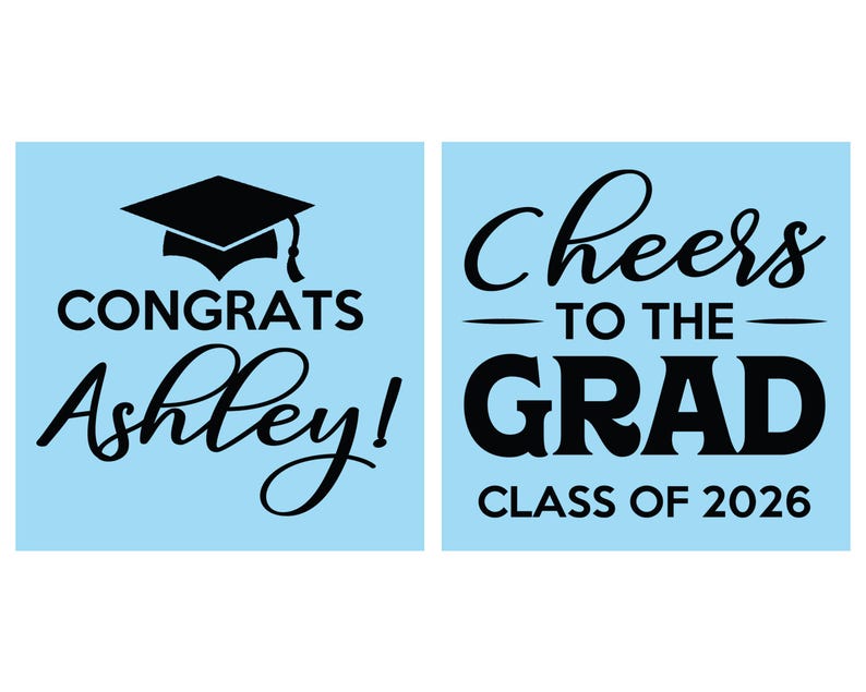 Graduation Cups, Graduation Party Favors, Grad Gifts, College Graduation Favors, Class of 2026 Cups, Cheers to the Graduate | 130020 image 2