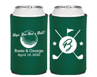Hope you had a Ball, Unique Wedding Favors, Golf Wedding Favors, Sports Wedding Favors, Golf Clubs, Beer Can Coolers | 325