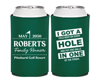 Family Reunion Favors, Family Reunion Can Coolers, Family Reunion Gift Ideas, Golf Family Reunion | 160049