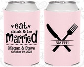 Eat Drink and Be Married, Wedding Ideas, Country Wedding Favors, Picnic Wedding Favors, Outdoor Wedding Favors, Wedding Can Coolie (426) Il_170x135