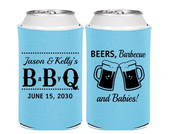BBQ Baby Shower, Baby Shower Decorations, barbecue Baby Shower, Baby Shower Can Cooler, Baby Shower Supplies | 90111