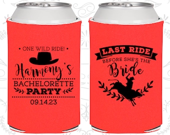 60024 Boots And Bling Bachelorette Party Coozies Coozie Favors Cowgirl 