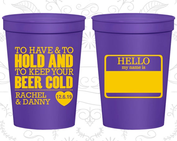 Stadium Cup, Personalized Cups, Wedding Cups, Personalized Plastic Cups, Stadium Cups, Party Cups, Plastic Cups (18) Il_570xn