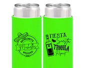 Fiesta Siesta, Tequila Repeat, Mexican Bachelorette Can Cooler, Bachelorette Weekend Can Cooler, Bachelorette Coolers | 60004