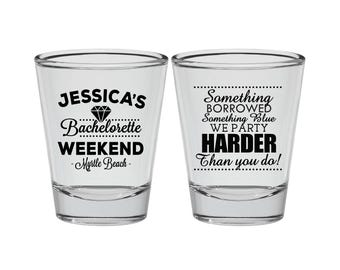 Bachelorette Shot Glasses, Bachelorette Shot Glass, Bachelorette Party Shot Glasses, Bachelorette Party Favors, Bachelorette Favors | 60028