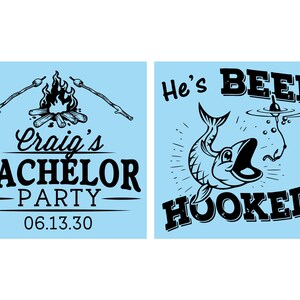Fishing Bachelor Party, Custom Bachelor Party Decorations, Camping Bachelor Party Favors, Bachelor Party Favors | 40096 immagine 2