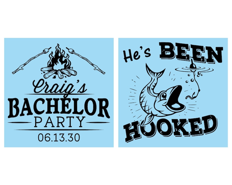 Fishing Bachelor Party, Custom Bachelor Party Decorations, Camping Bachelor Party Favors, Bachelor Party Favors | 40096 immagine 2