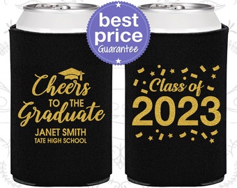 Graduation Party Favors, Graduation Can Cooler, Grad Party, College Graduation Party, Class of 2024 Gift, Cheers to the Graduate (130021)