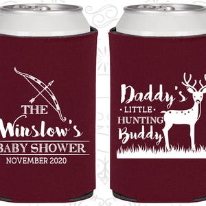 Little Hunting Buddy, Personalized Baby Shower Gift, Deer Baby Shower, Hunting Baby Shower, Diaper Party Favors 90127 image 1