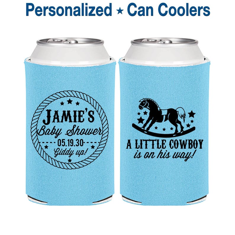 Cowboy Baby Shower, Baby Shower Party Favors, It’s a Boy, Country Baby Shower Favors, Rustic Baby Shower Favors, Baby Shower Cooler | 90003 image 1