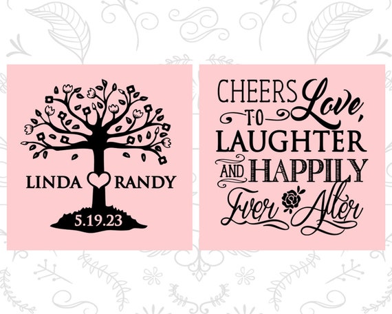 Cheers To Love Laughter And Happily Ever After Wedding Ideas Etsy