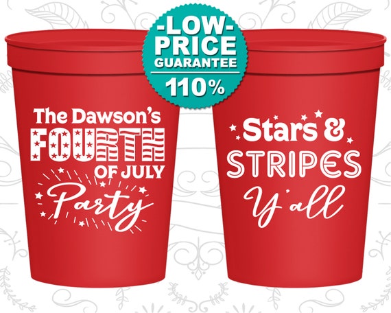 Stars and Stripes Favor Cups