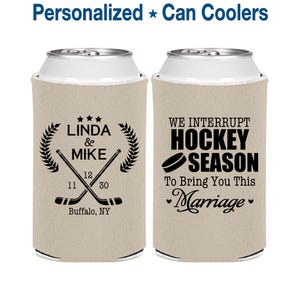 We interrupt Hockey Season to Bring you this Marriage, Fun Wedding Gifts, Hockey Wedding Favors, Sports Wedding Favors | 312 image 1