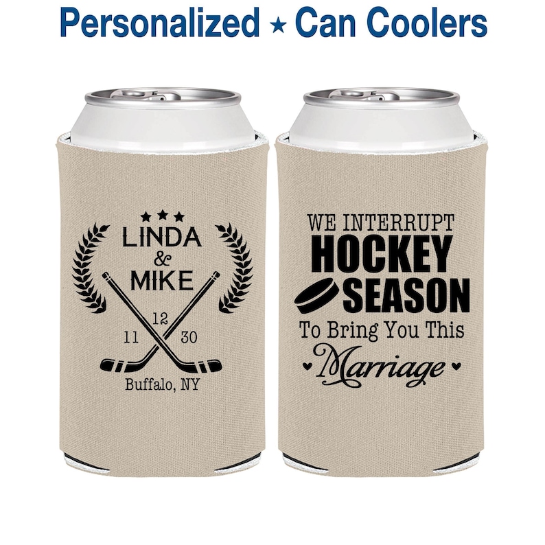 We interrupt Hockey Season to Bring you this Marriage, Fun Wedding Gifts, Hockey Wedding Favors, Sports Wedding Favors | 312 image 1
