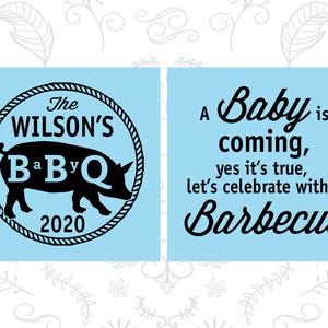 BBQ Baby Shower, Baby Shower Frosted Cups, barbecue Baby Shower, Baby Shower Shatterproof Cups C90110 image 5