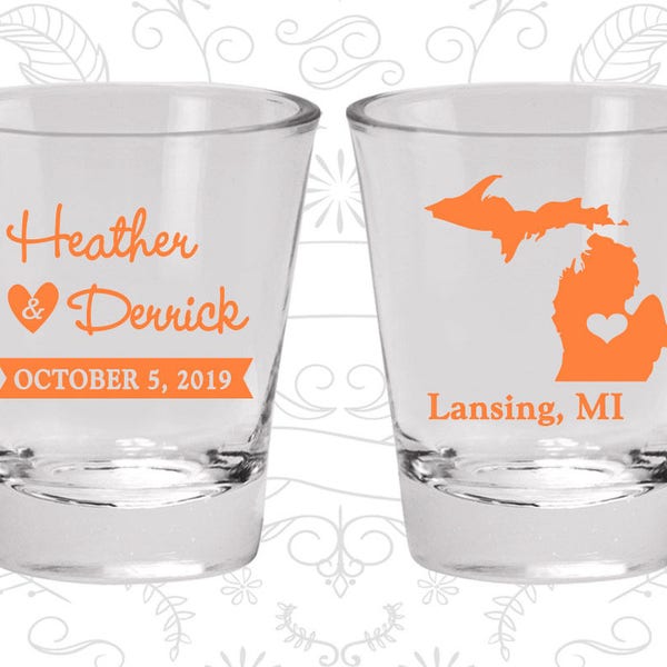 Michigan Shot Glasses Etsy
