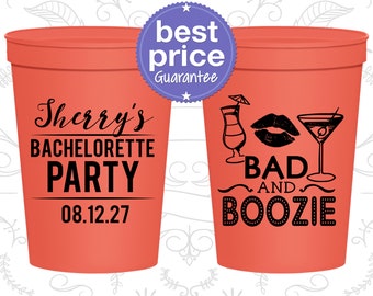 Bachelorette Party Cups, Custom Bachelorette Cups, Bachelorette Plastic Cups, Bachelorette Stadium Cups, Bachelorette Party Favors (C60156)