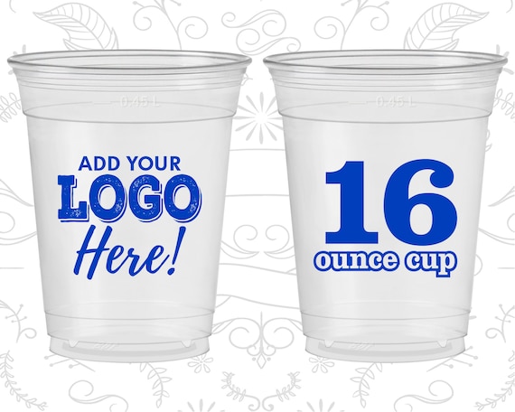 Clear Soft Plastic Cup with Lid - 16 oz.