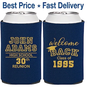 High School Reunion Gifts, Class of 1995 Reunion, 30 Year Reunion, Class Reunion Favors, College Reunion, Can Coolers | 140007