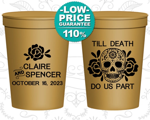 Plastic Wedding Cups, Wedding Cups, Plastic Cups, Stadium Cups, Personalized Cups, Personalized Wedding Cups, Wedding Stadium Cups (C380) Il_570xn