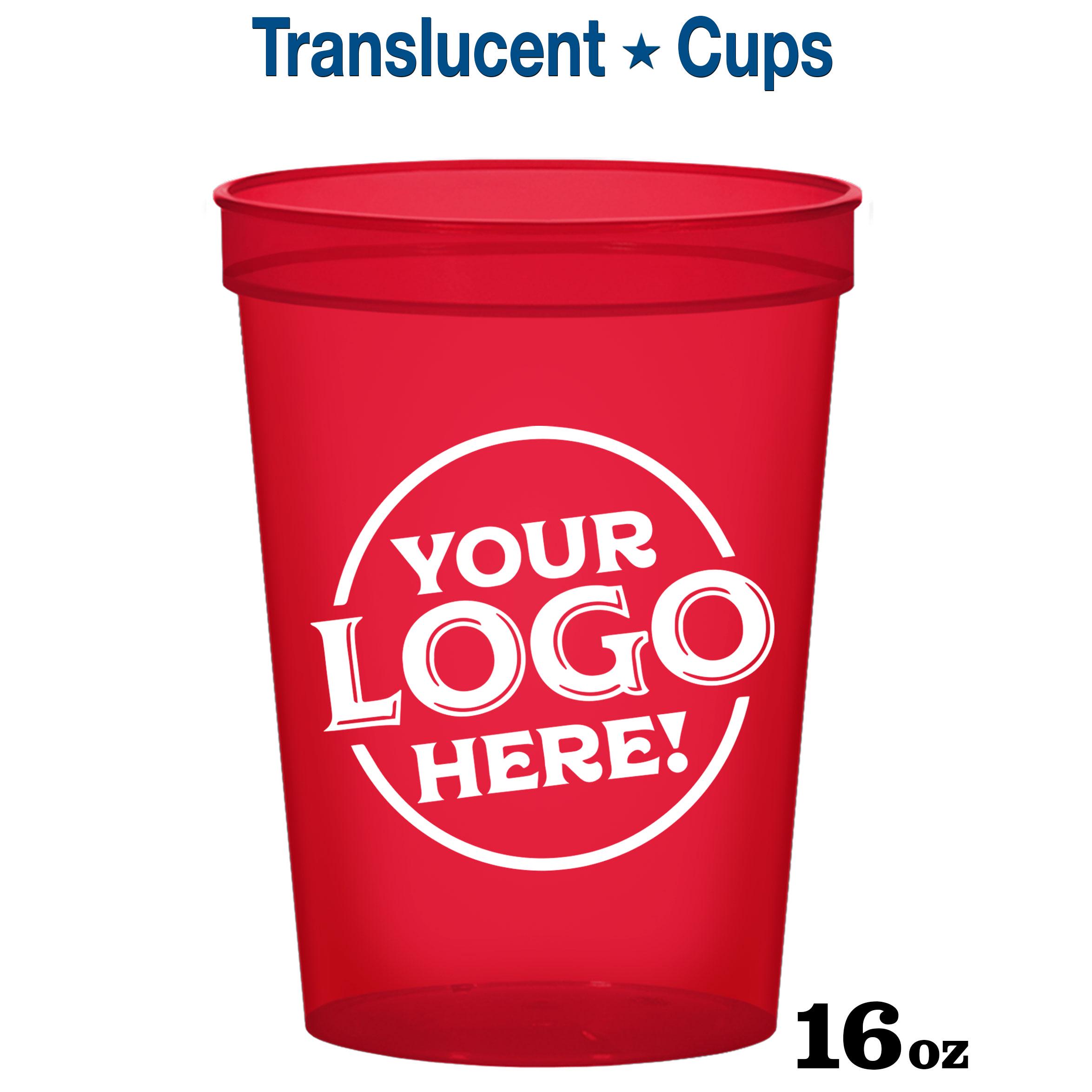 Translucent Plastic Cups, Stadium Cups, Party Cups, Plastic Stadium Cups,  Personalized Plastic Cups, Custom Plastic Party Cups, 16 Oz Cups - Etsy