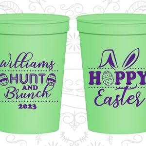 Easter Stadium Cups, Easter Party Favors, Easter Party Ideas, Easter Décor, Easter Brunch, Hoppy Easter, Easter Bunny | 210012