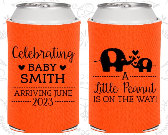 Little Peanut Baby Shower, Personalized Baby Shower Gift, Elephant Baby Shower, Blue Baby Party, Diaper Party Favors (90027) Il_570xn